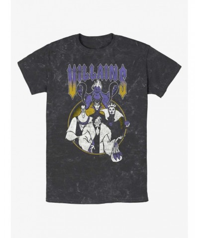 Disney Villains Metal Villains Mineral Wash T-Shirt $11.66 T-Shirts