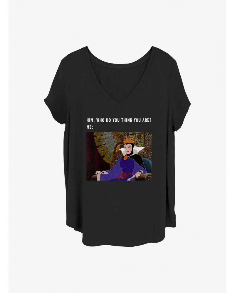 Disney Villains Evil Queen Meme Girls T-Shirt Plus Size $14.45 T-Shirts