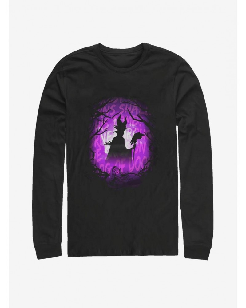 Disney Villains Maleficent Looming Doom Long-Sleeve T-Shirt $15.13 T-Shirts