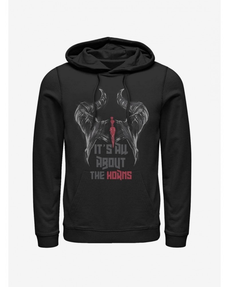 Disney Maleficent: Mistress Of Evil It's All About The Horns Hoodie $16.16 Hoodies