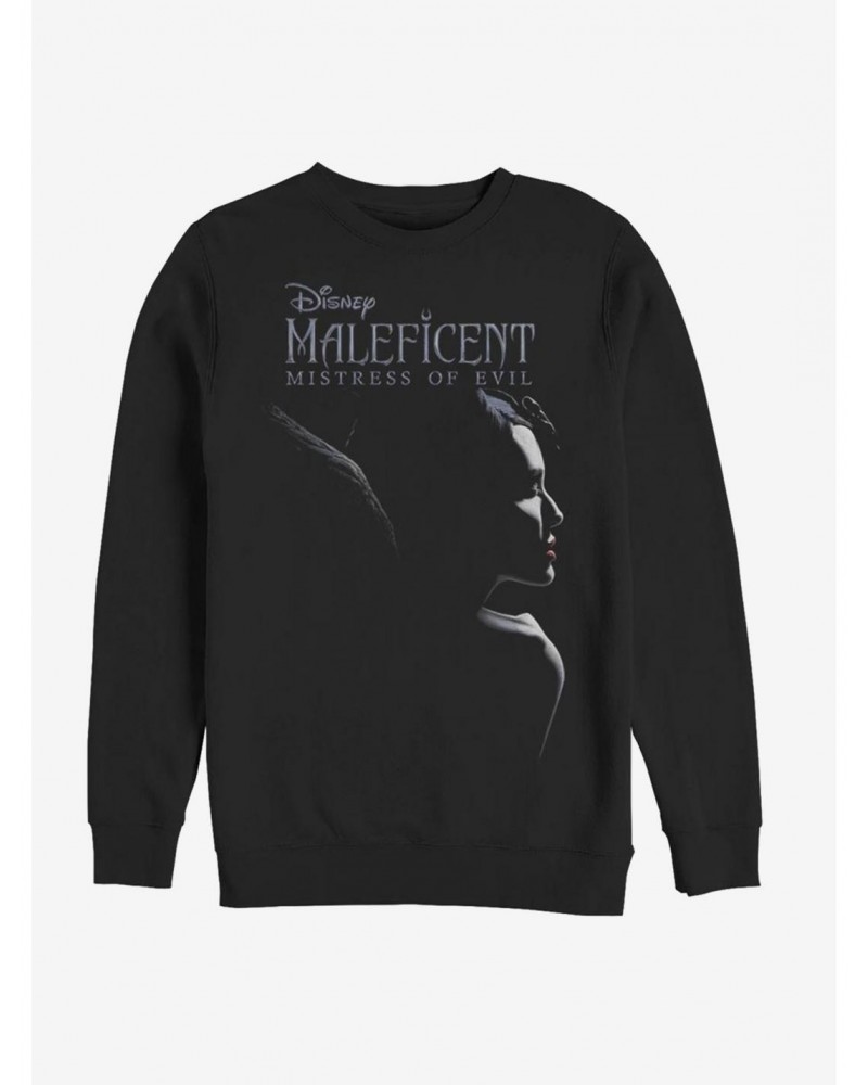Disney Maleficent: Mistress Of Evil Smirk Sweatshirt $15.50 Sweatshirts