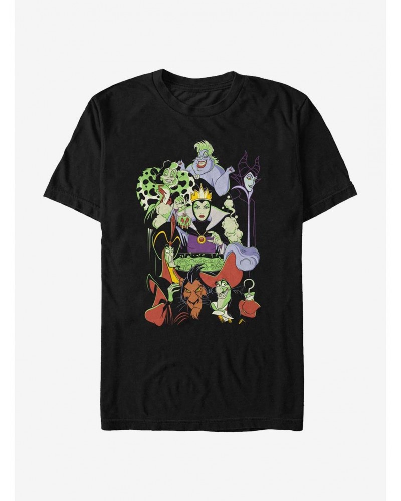 Disney Villains Worst Dinner Party Ever T-Shirt $7.41 T-Shirts