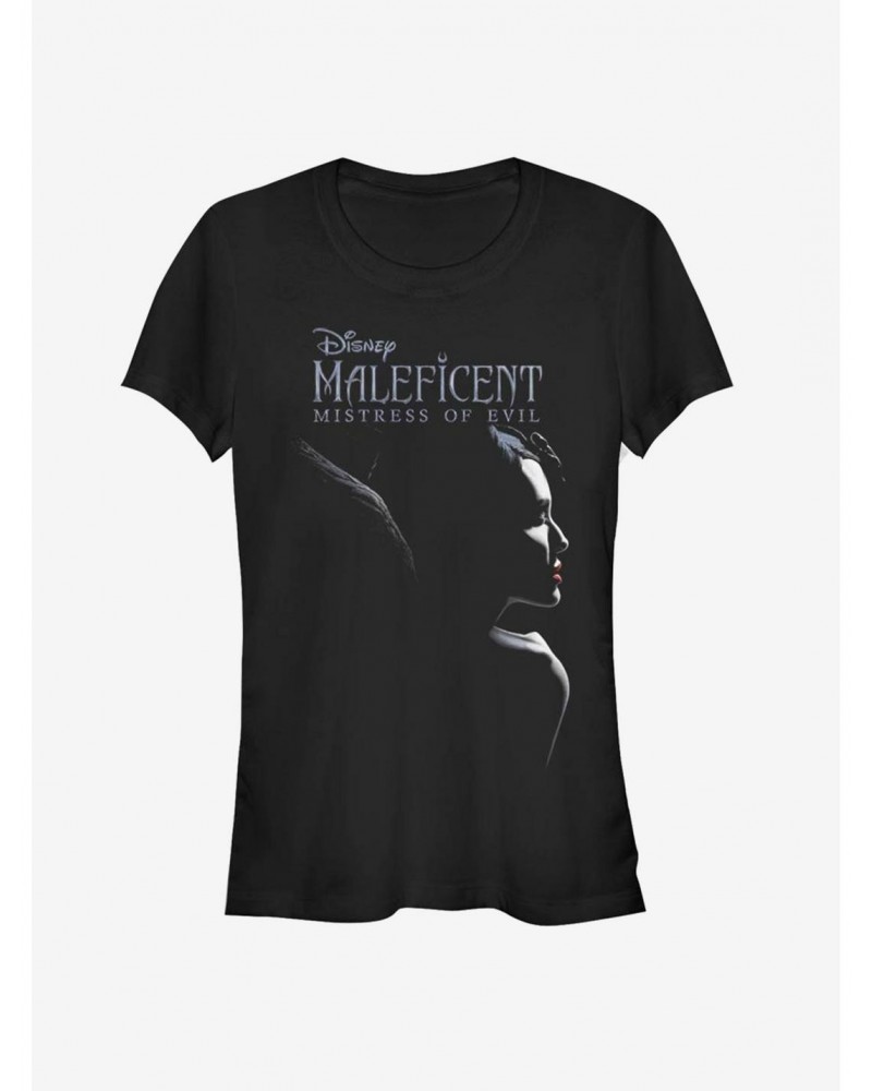 Disney Maleficent: Mistress Of Evil Smirk Girls T-Shirt $7.97 T-Shirts