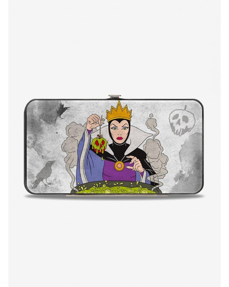 Disney Snow Whites Evil Queen Cauldron Pose Once Upon A Time Hinged Wallet $6.69 Wallets