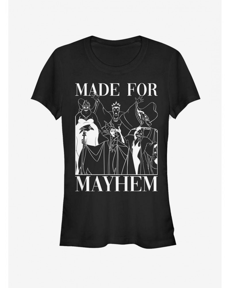 Disney Villains Made For Mayhem Girls T-Shirt $11.95 T-Shirts