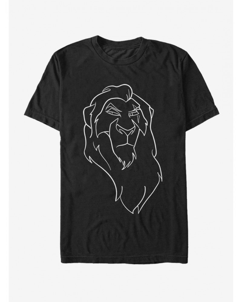 Lion King Scar Sketch T-Shirt $10.52 T-Shirts