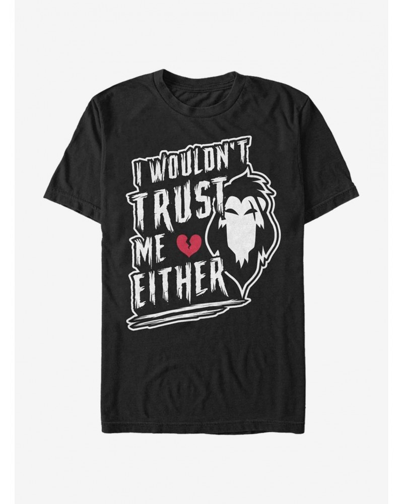 Disney Villains Never Trust Scar T-Shirt $7.65 T-Shirts