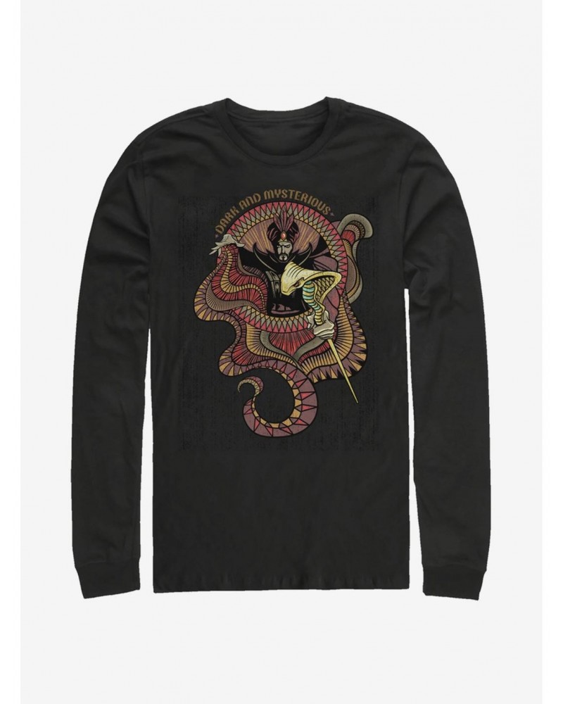Disney Aladdin 2019 Jafar Circular Long-Sleeve T-Shirt $16.45 Merchandises