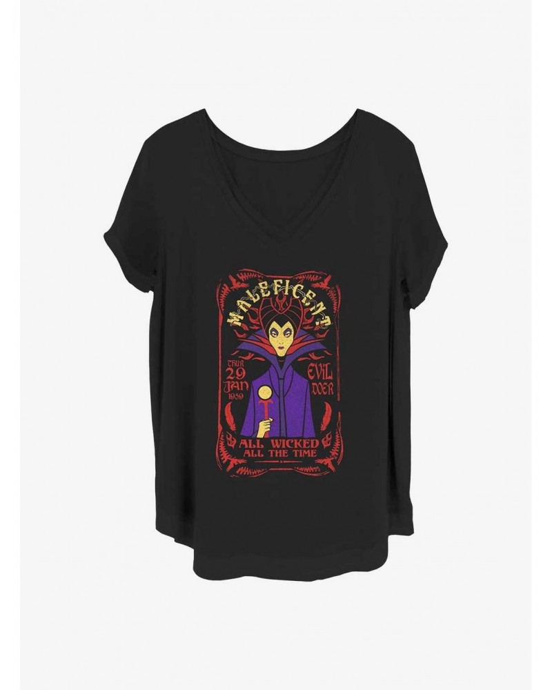 Disney Maleficent Evil Doer Girls T-Shirt Plus Size $13.87 T-Shirts